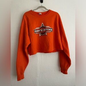 Orange crewneck